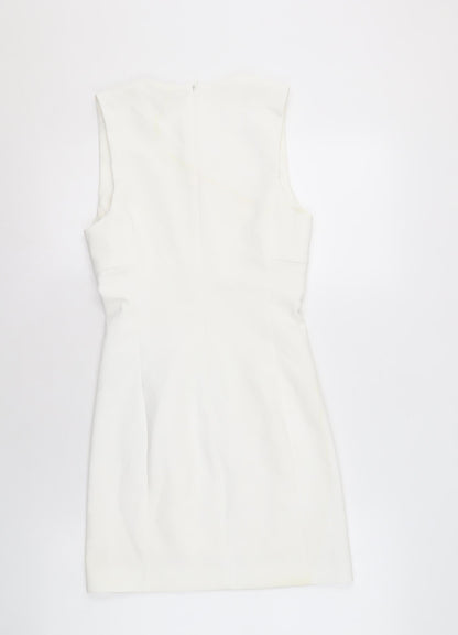 Zara Women’s White Sleeveless Short Dress