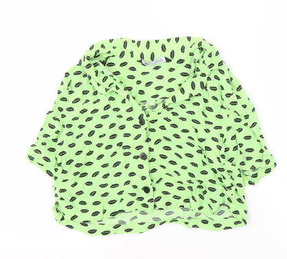 Womens UK Size S Zara Green  Blouse