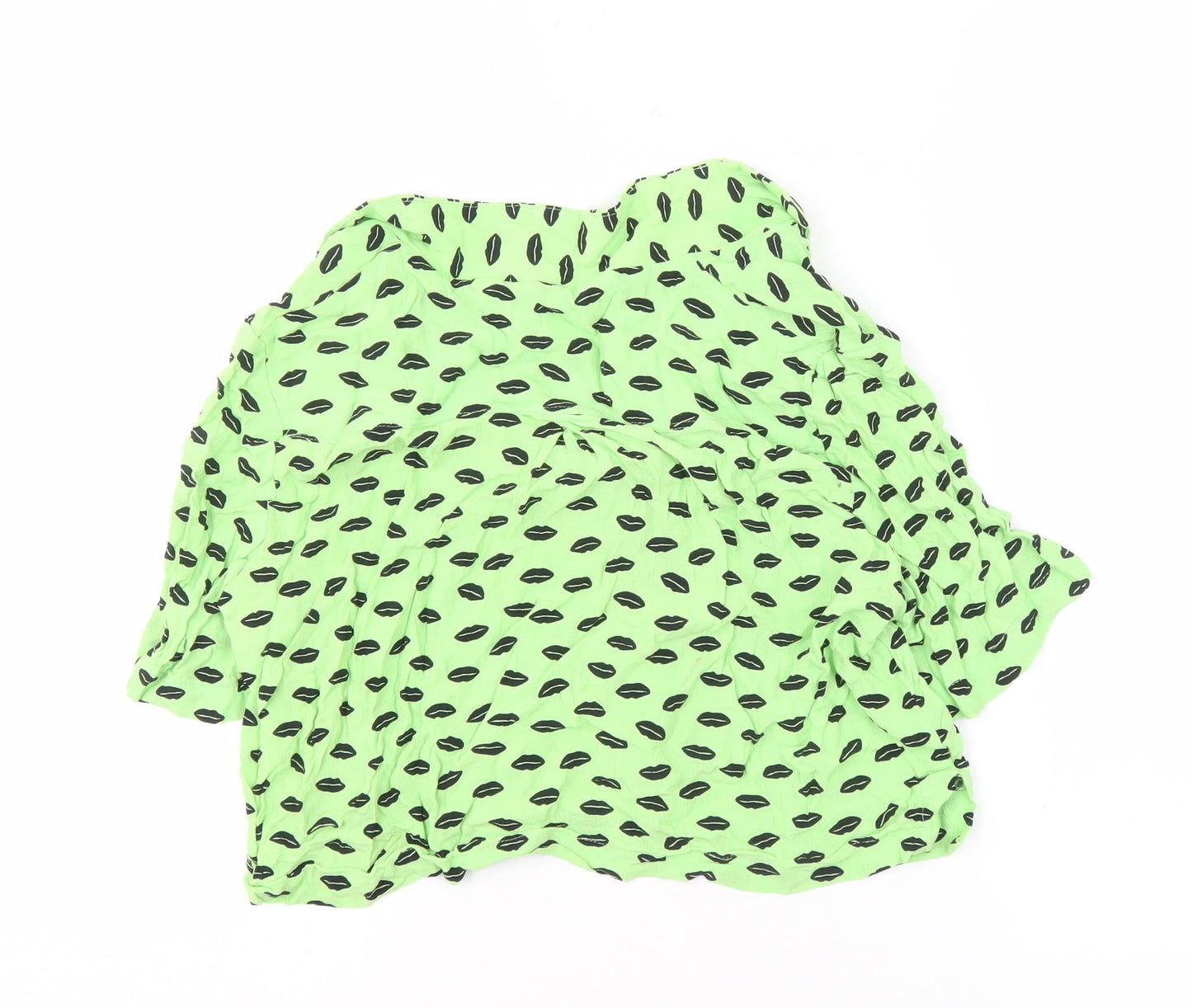 Womens UK Size S Zara Green  Blouse