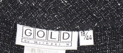 Gold by Michael H Women's Black Trousers Size 18