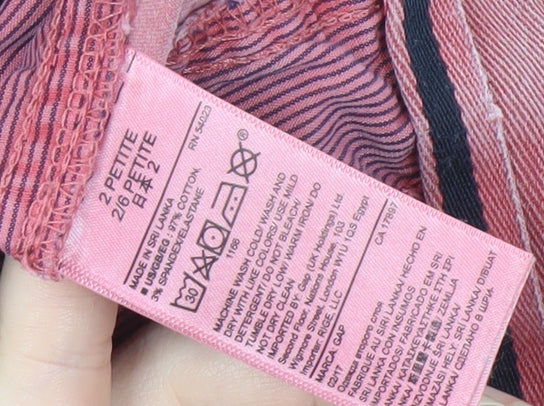 Gap Women's Pink Petite Chinos Size 2