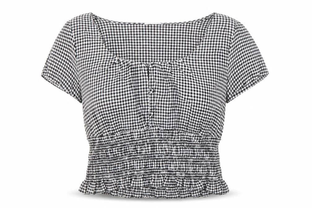 Womens UK Size 18 Topshop Black  Blouse