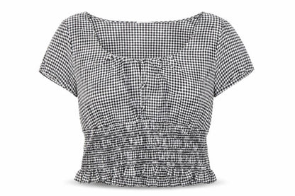 Womens UK Size 18 Topshop Black  Blouse