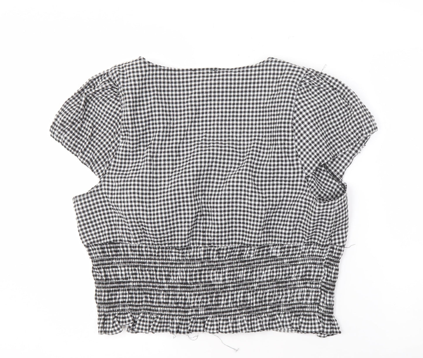 Womens UK Size 18 Topshop Black  Blouse