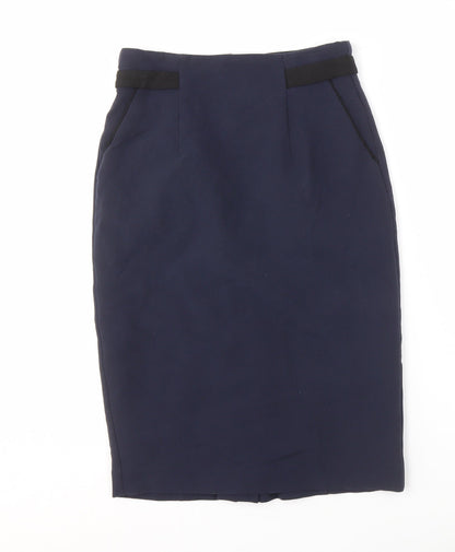 Jasper Conran Women's Blue Pencil Skirt Size 8
