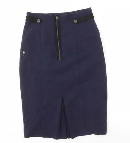 Jasper Conran Women's Blue Pencil Skirt Size 8
