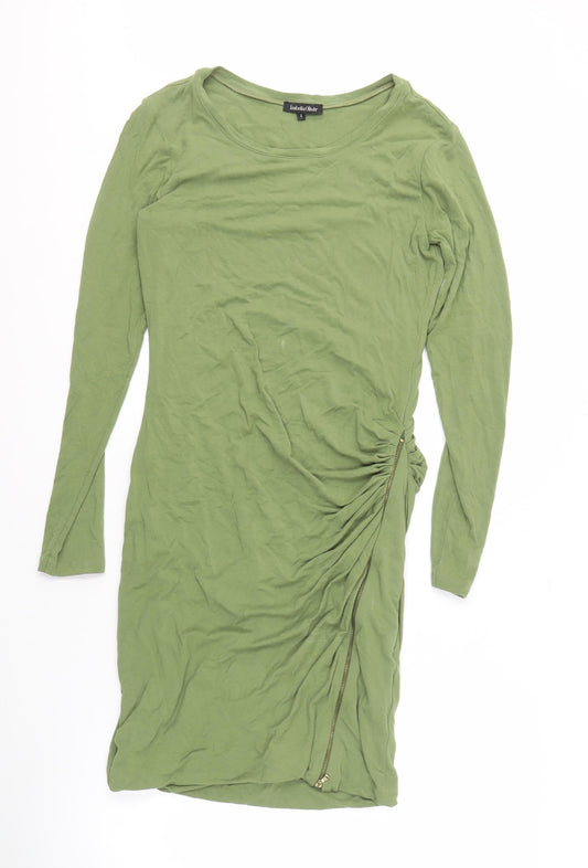 Isabella Oliver Green Long Sleeve Dress, Size 10, Women's