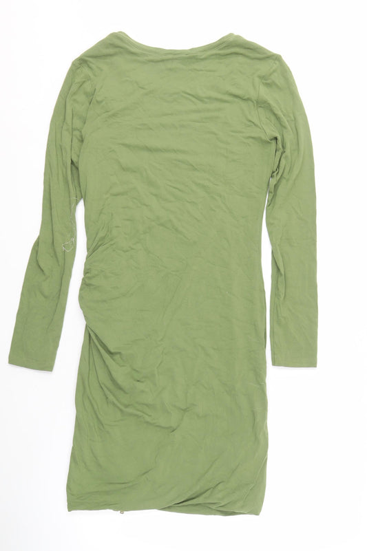 Isabella Oliver Green Long Sleeve Dress, Size 10, Women's