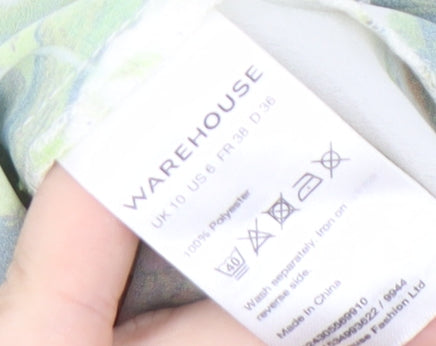 Womens UK Size 10 Warehouse Multicoloured Camisole Tank