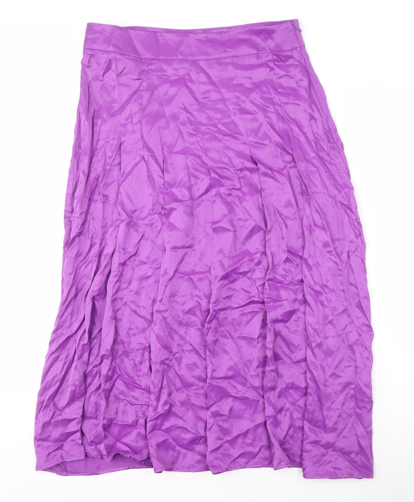 Zara Women’s Purple Pleated Long Skirt XL