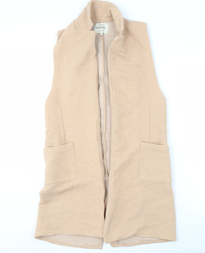 Womens UK Size 12 River Island Beige Gilet