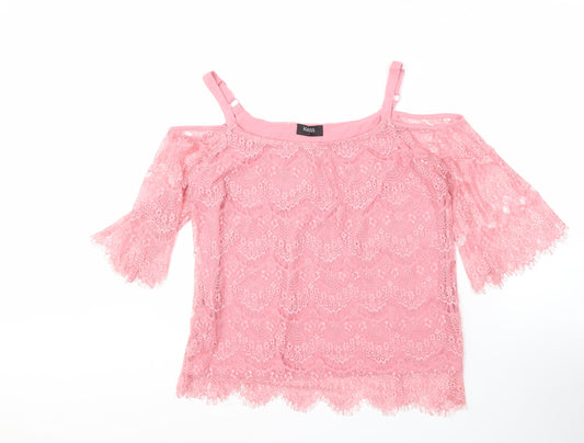 Womens UK Size L Klass Pink Camisole Blouse
