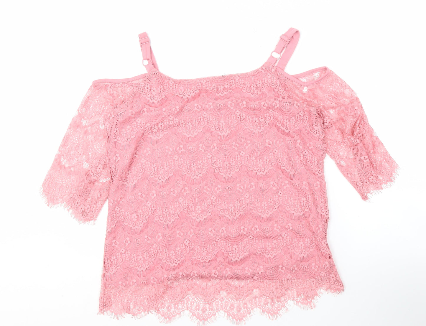 Womens UK Size L Klass Pink Camisole Blouse