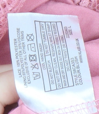 Womens UK Size L Klass Pink Camisole Blouse