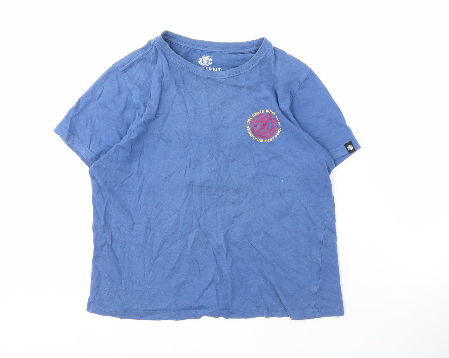 Unisex Adults UK Size 12 Element Blue  T-Shirt