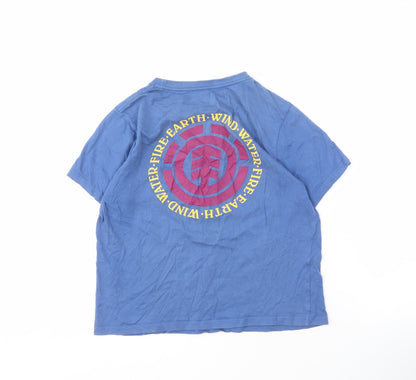 Unisex Adults UK Size 12 Element Blue  T-Shirt