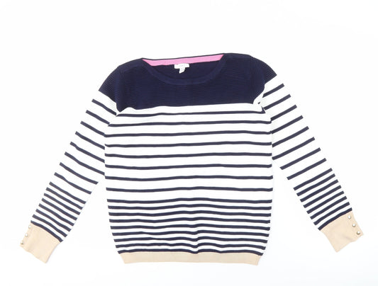 Womens UK Size 14 Spirit Multicoloured Pullover Jumper
