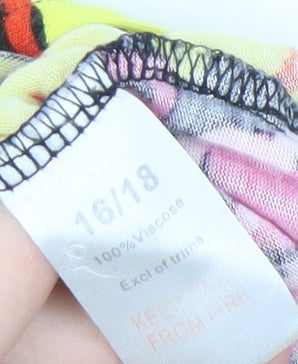 Studio Women’s Multicoloured Sleeveless Dress Size 16
