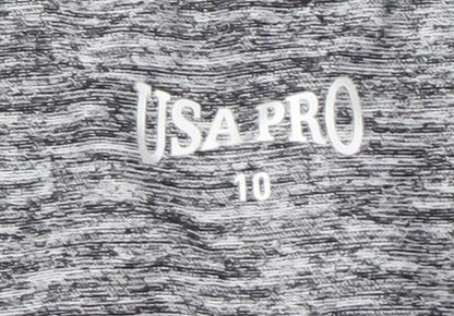 USA Pro Women's Grey Tank Top Size 10, Gym Essential