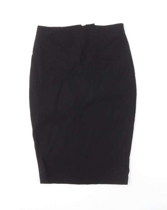 ASOS DESIGN Women's Black Pencil Skirt UK 8
