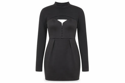ASOS Women's Black Bodycon Short Dress Size 10