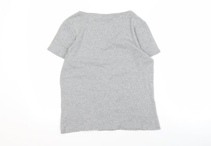 Maine New England Women's Grey Floral T-Shirt