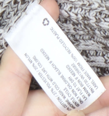 A New Day Women's Grey Cardigan L V-Neck Knit