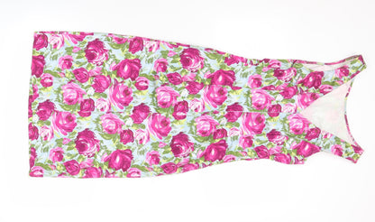 Marks and Spencer Women Floral Sleeveless Dress - Size 8