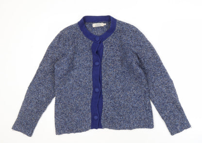 Womens UK Size M Honor Millburn Blue Cardigan Jumper
