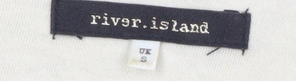 Womens UK Size S River Island Multicoloured Cardigan Jumper