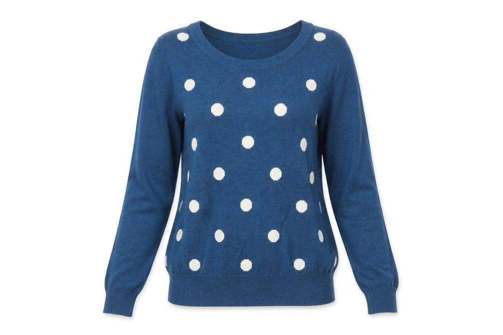 Womens UK Size S Dickins & Jones Blue Pullover Jumper