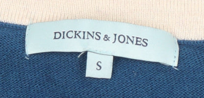 Womens UK Size S Dickins & Jones Blue Pullover Jumper