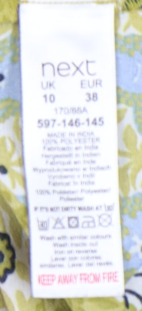 Womens UK Size 10 NEXT Multicoloured  Button-Up
