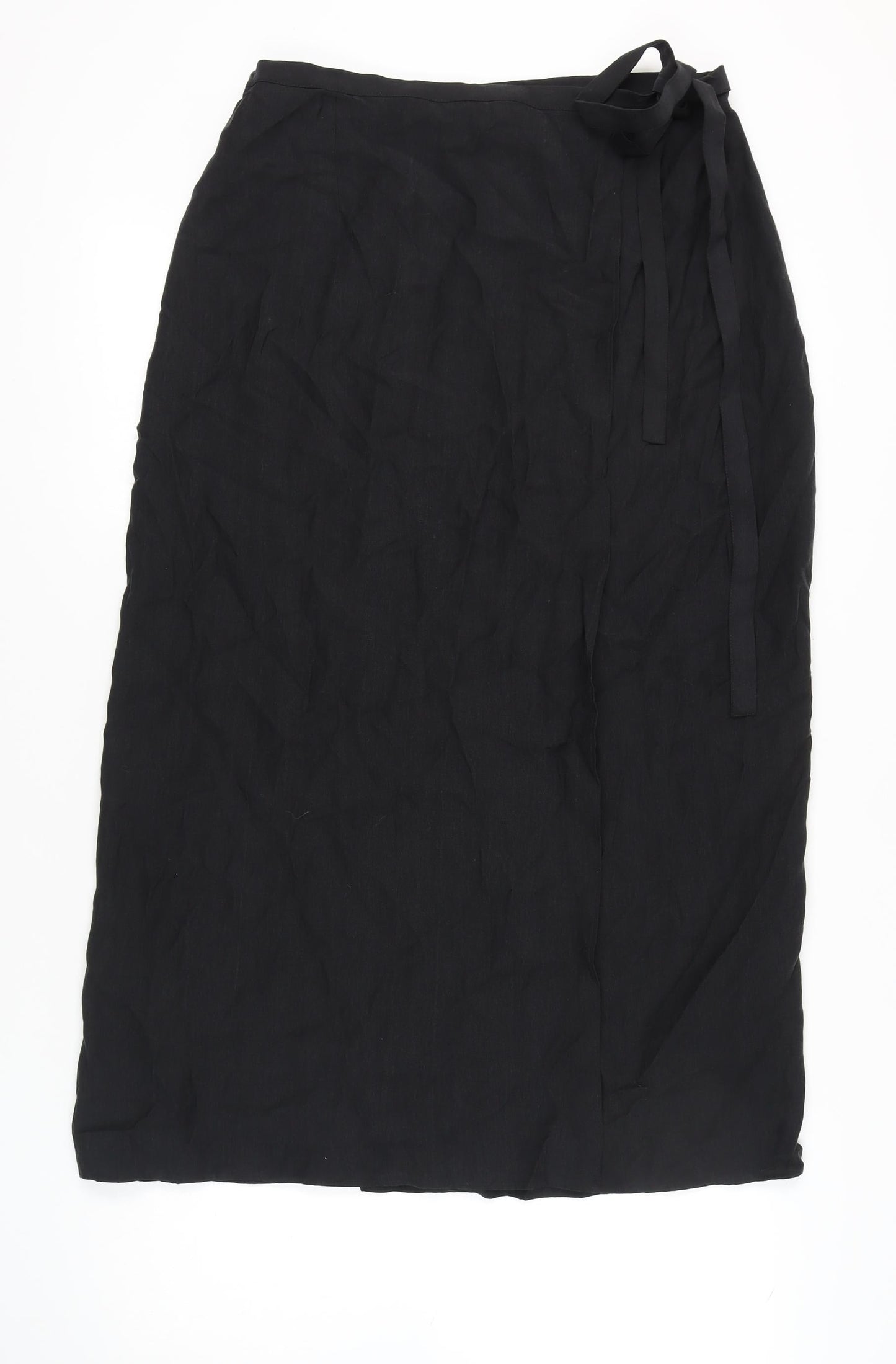 Marks and Spencer Women's Black Midi Skirt Size 14