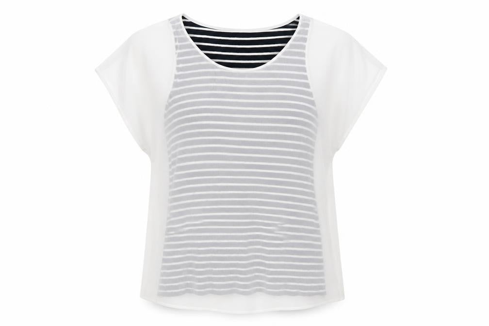 Womens UK Size 12 Mint Velvet White Basic T-Shirt
