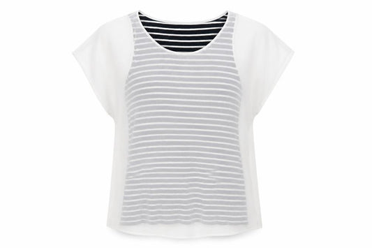 Womens UK Size 12 Mint Velvet White Basic T-Shirt