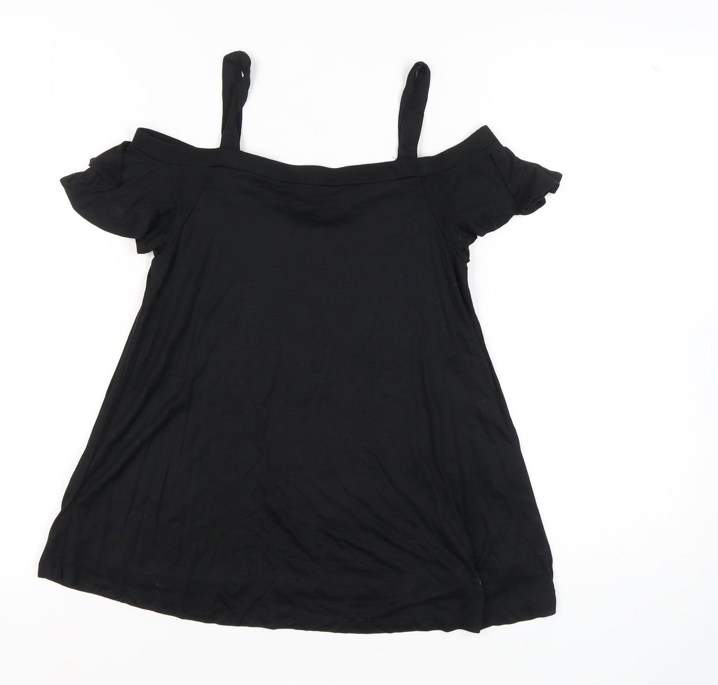 Womens UK Size 8 Phase Eight Black Camisole Blouse