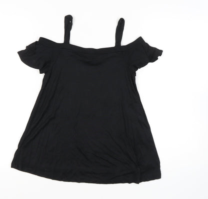 Womens UK Size 8 Phase Eight Black Camisole Blouse