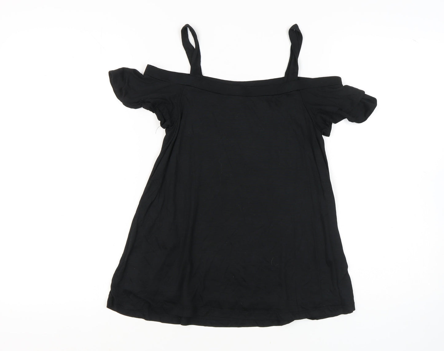 Womens UK Size 8 Phase Eight Black Camisole Blouse