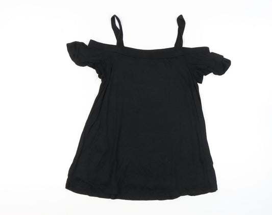 Womens UK Size 8 Phase Eight Black Camisole Blouse