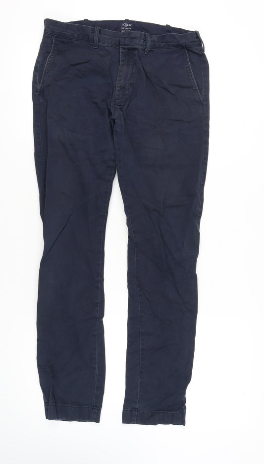 J.Crew Men’s Blue Chino Trousers Size 32