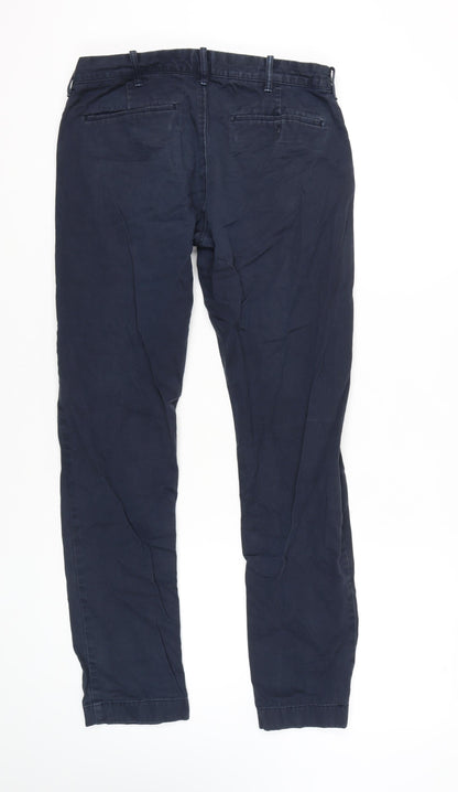 J.Crew Men’s Blue Chino Trousers Size 32