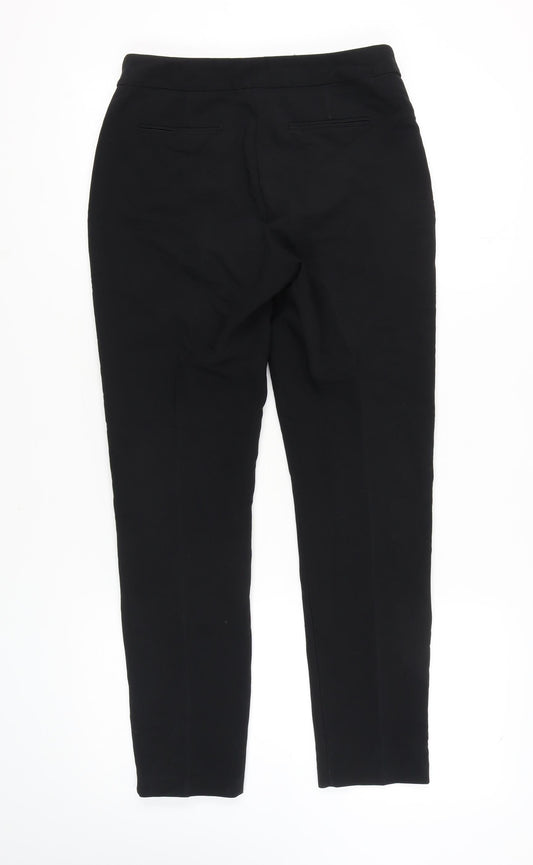 Womens UK Size 10 Wallis Regular Fit Business Casual Black Trousers