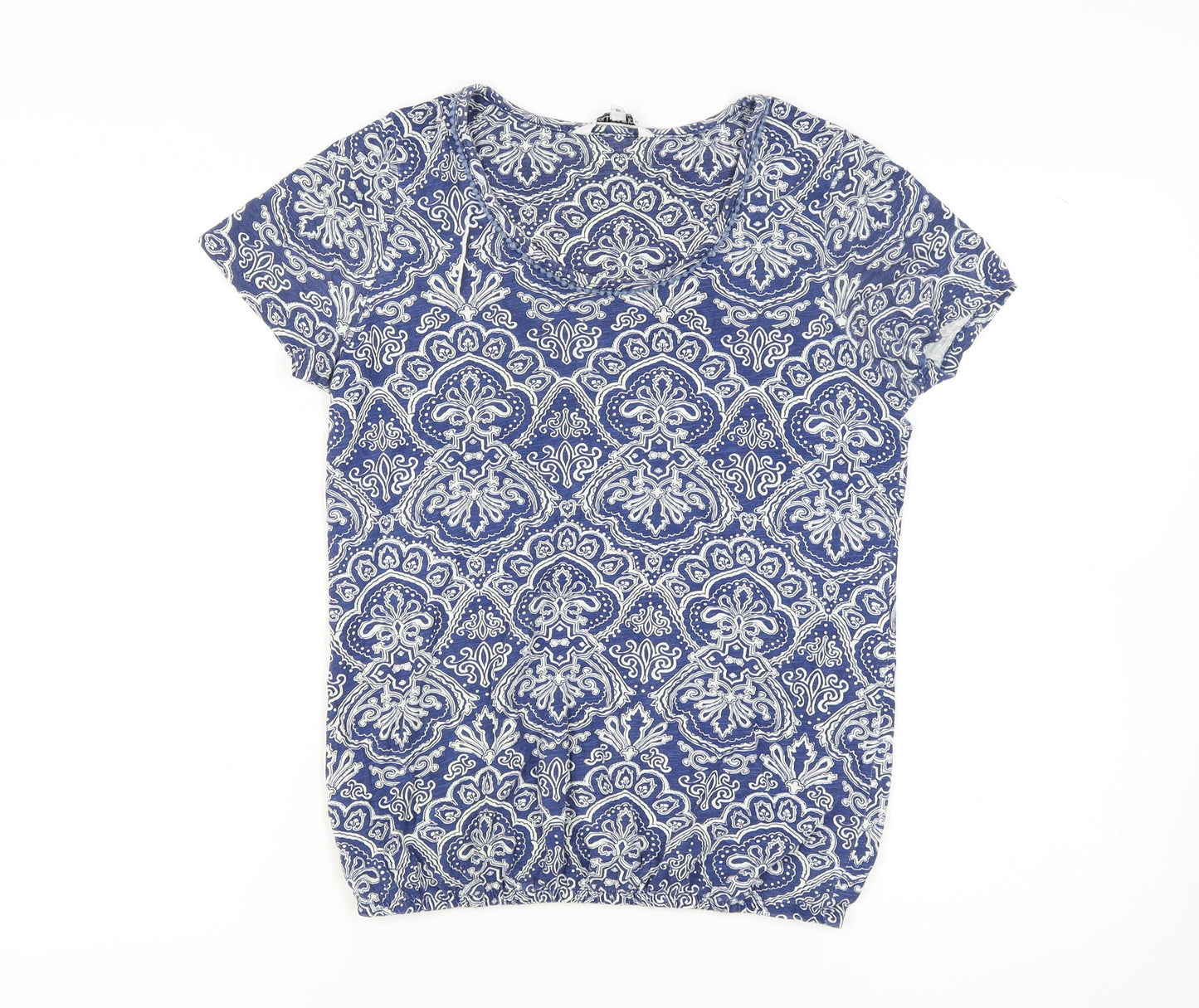 Womens UK Size 12 Debenhams Blue  T-Shirt