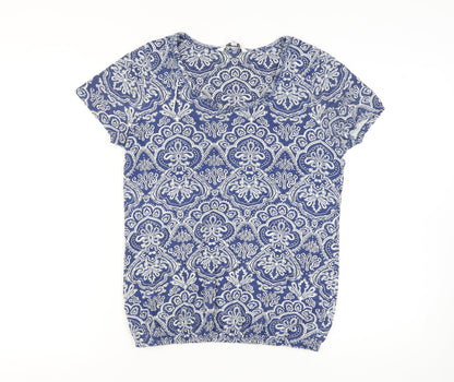 Womens UK Size 12 Debenhams Blue  T-Shirt