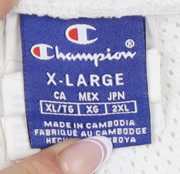 Champion Women's White Athletic Shorts XL