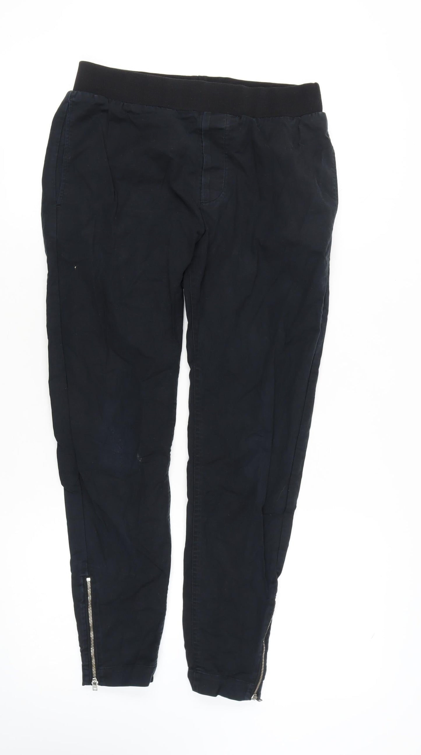 Womens UK Size S COS Regular Fit  Black Trousers