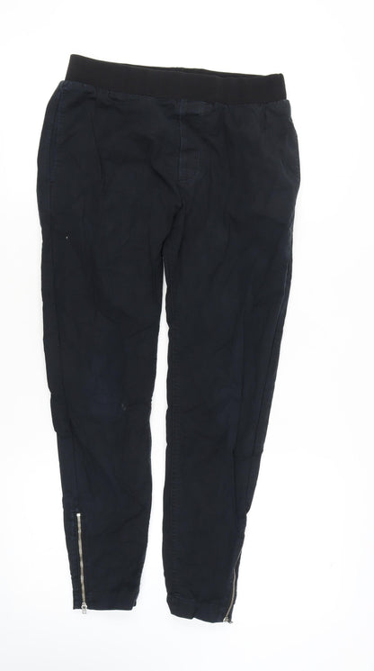 Womens UK Size S COS Regular Fit  Black Trousers