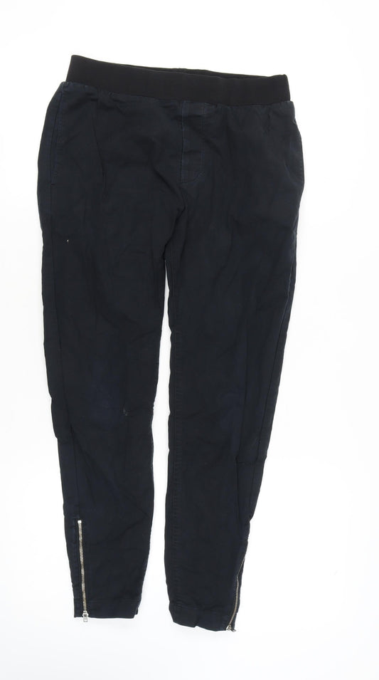 COS Women's Black S Trousers with Ankle Zip