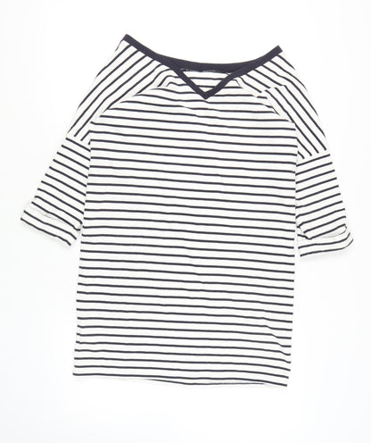 Whistles Women's Striped T-Shirt Dress, Size 14 Multicolour
